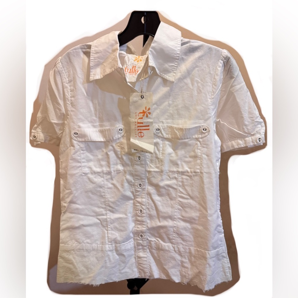 Tulle Women’s White Shirt